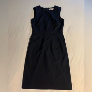 Tori Burch Navy Meryl Sheath Dress w/ Pockets🫱Size 4